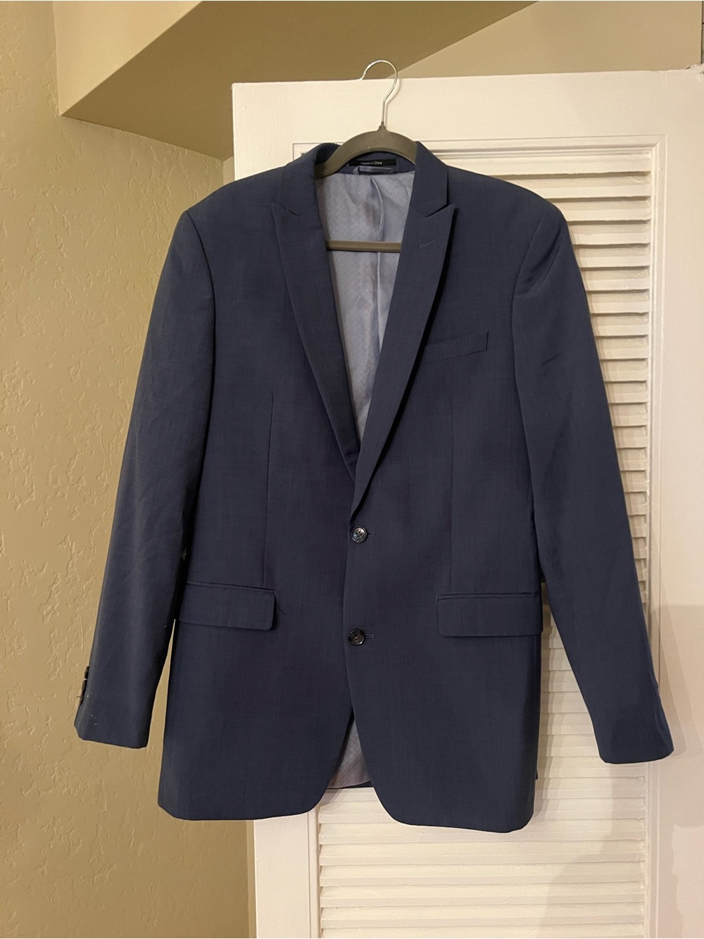 Bar III Men's Navy Sport Coat - Two-Button Blazer